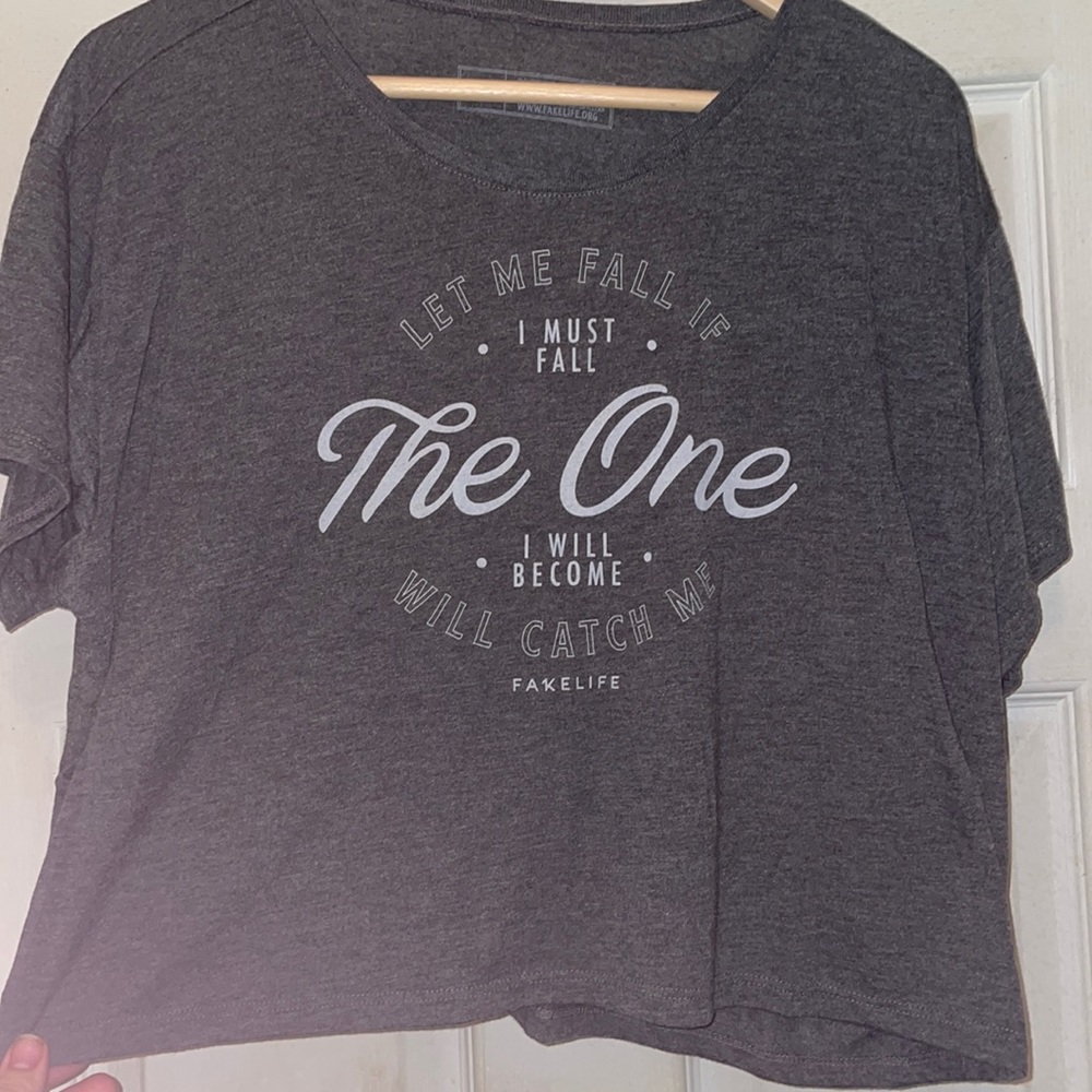 Fake life crop top size M